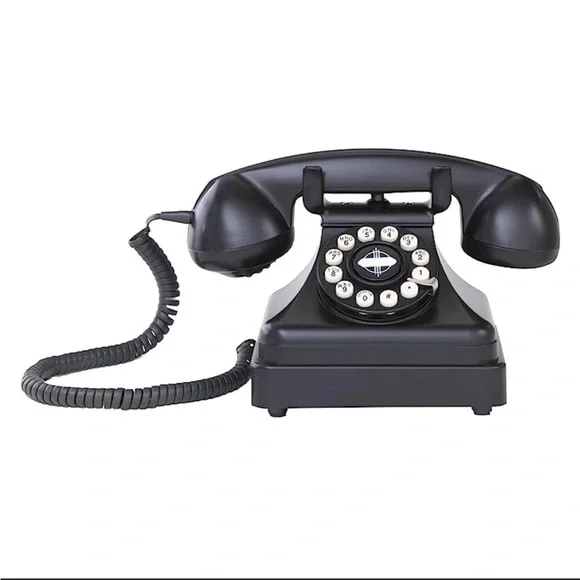 NEW Audio Guestbook Wedding Phone Vintage Style Black Romantic Phone Guest Book - Picture 2 of 4